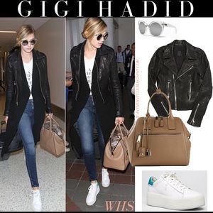 RTA designer blue skinny jeans with zippers.  